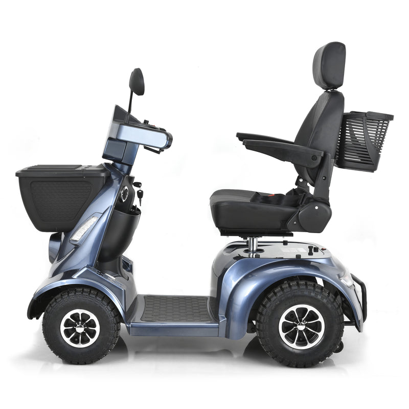 Etech Mobility Sentinel mobility scooter with captain's seat rotated