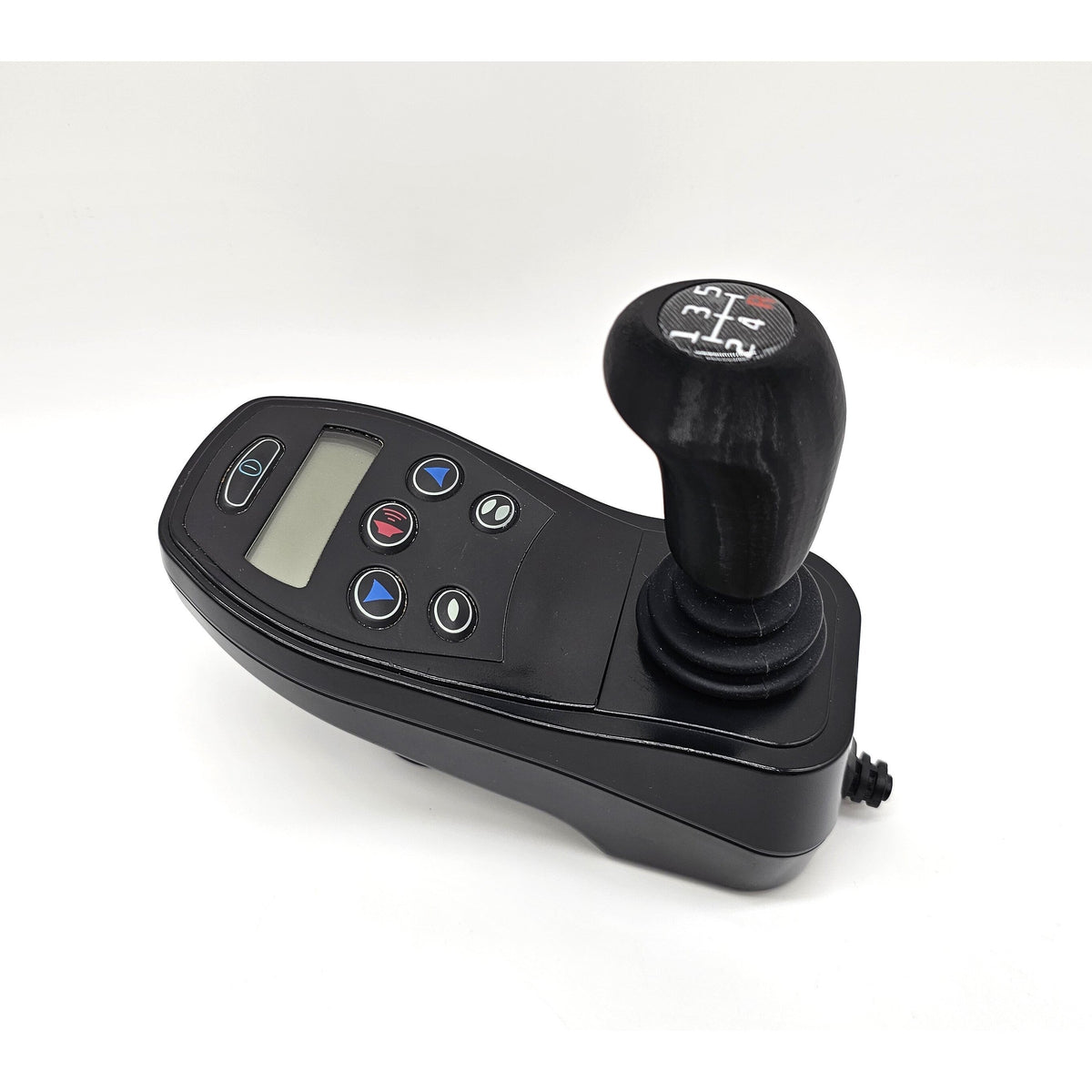 Gear shifter joystick topper on an electric wheelchair controller