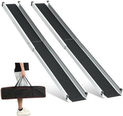 Telescopic Channel Ramps For Wheelchairs Pair - 6ft/1.8m - Etech Mobility UK