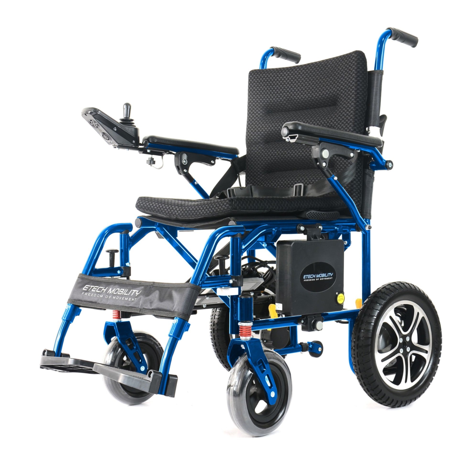 Ultra Lightweight Electric Wheelchair Heavy Duty Motors LitePro 2 Blue 10 Ah