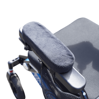 Universal Wheelchair Armrest Cushions Pair with Adjustable Velcro Strap - Etech Mobility UK