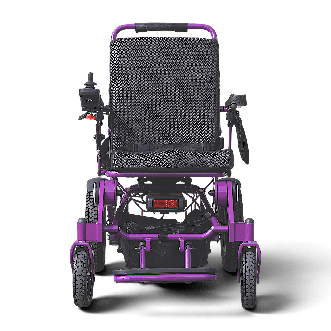 Vanguard 200 – Heavy-Duty Bariatric Folding Electric Wheelchair with 45° Recline & 300W Brushless Motors (200kg Load) - Etech Mobility UK
