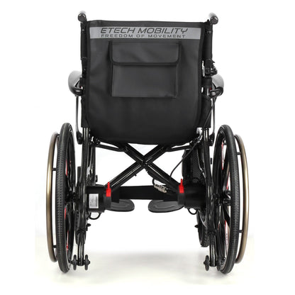 Vantage Carbon – Self-Propel & Powered Carbon Fibre Electric Wheelchair | 20-Inch Wheels - Etech Mobility UK