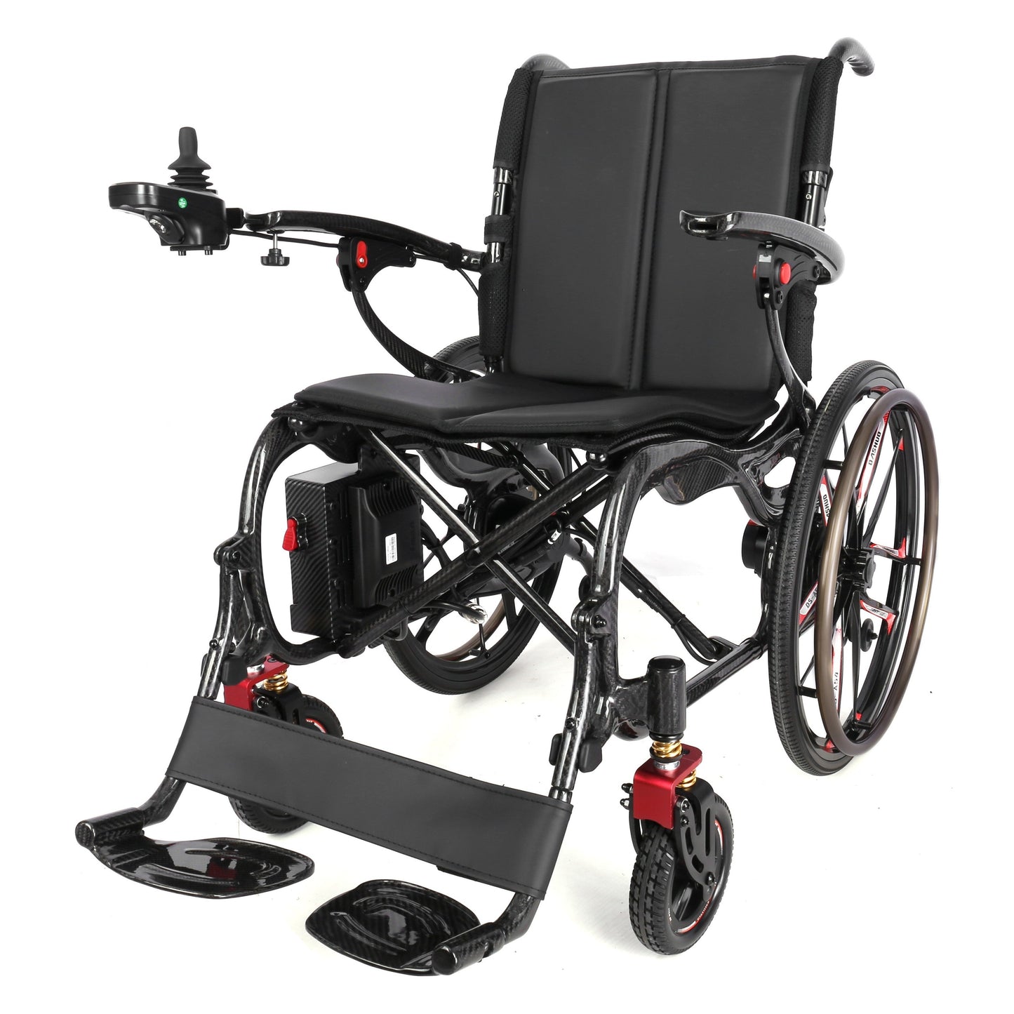 Vantage Carbon – Self-Propel & Powered Carbon Fibre Electric Wheelchair | 20-Inch Wheels - Etech Mobility UK
