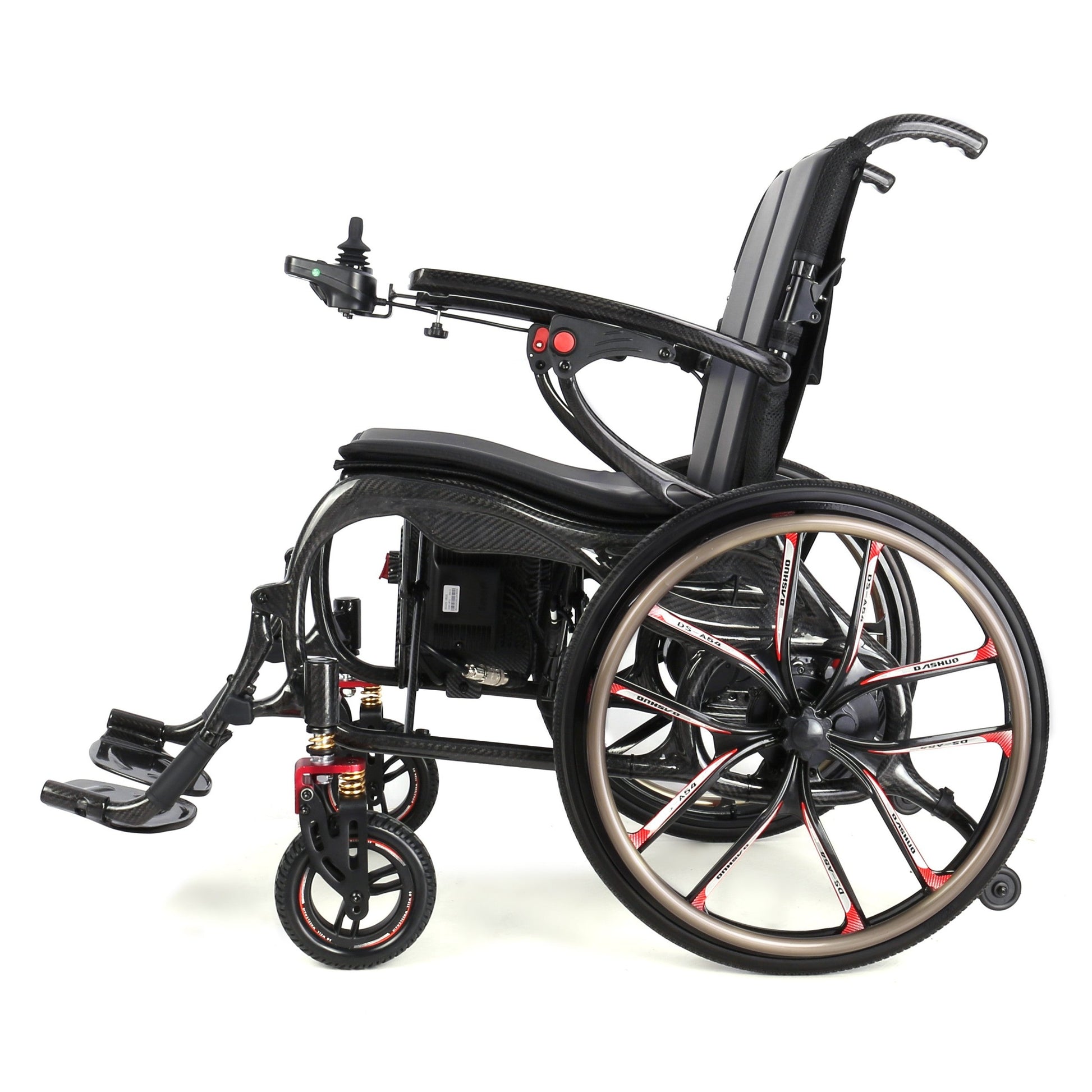 Vantage Carbon – Self-Propel & Powered Carbon Fibre Electric Wheelchair | 20-Inch Wheels - Etech Mobility UK