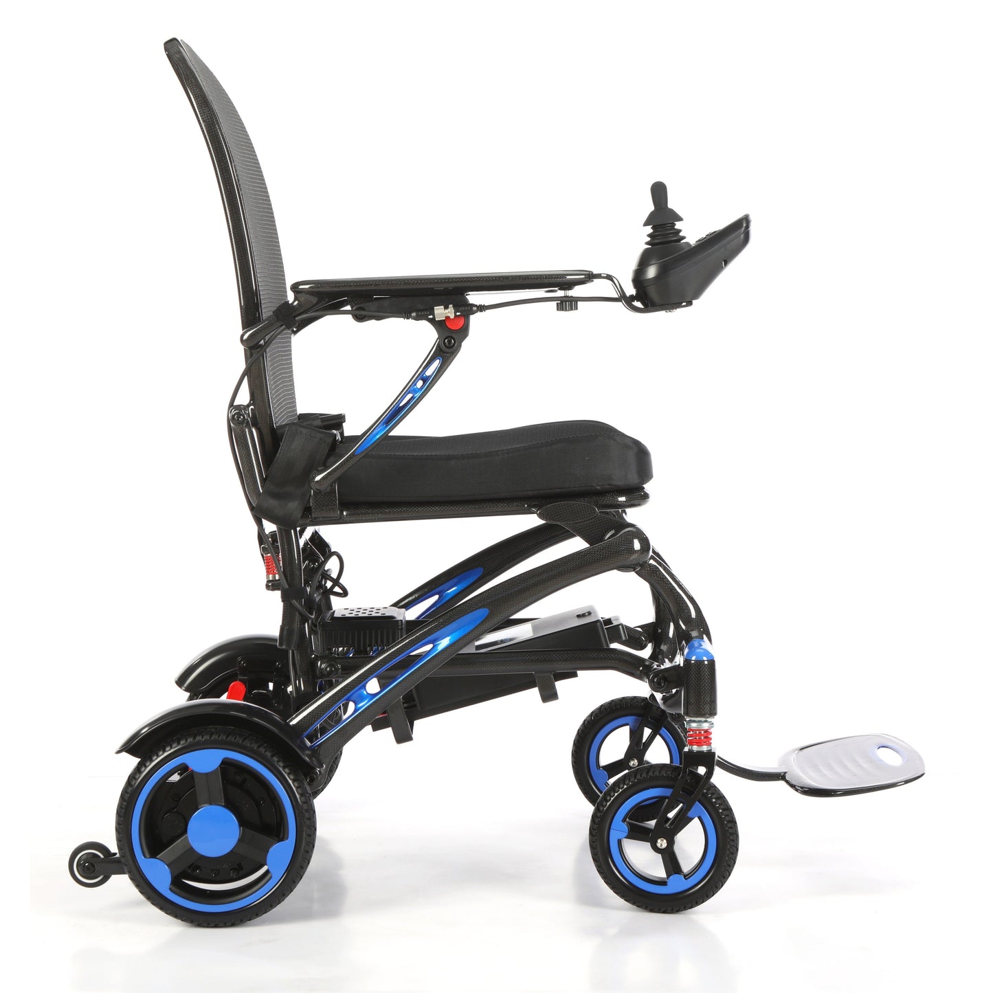 Vector Carbon – 13.8kg Carbon Fibre Electric Wheelchair with Sporty Modern Design - Etech Mobility UK