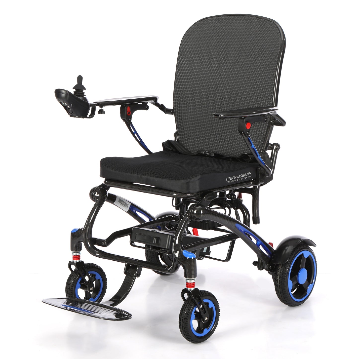 Vector Carbon – 13.8kg Carbon Fibre Electric Wheelchair with Sporty Modern Design - Etech Mobility UK