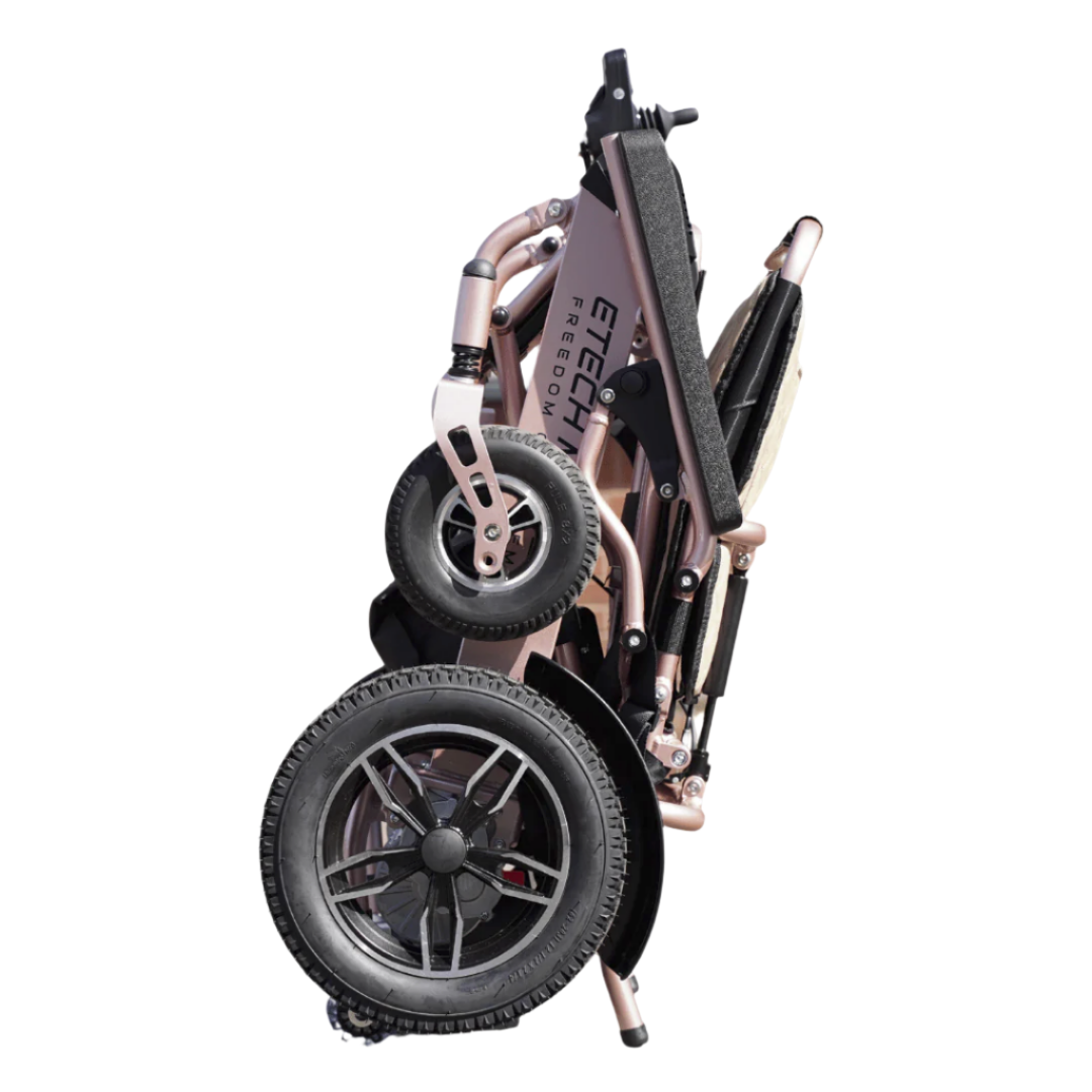 Voyager 185 – Folding Powerchair with Side - Slot Batteries, 185kg Capacity & Premium Brushless Motors - Etech Mobility UK