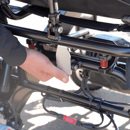 Easy lightweight folding electric wheelchair | Voyager 185 Premium Brushless Motor Powerchair