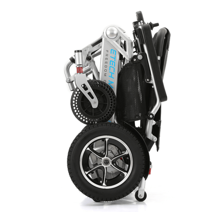 Wide - Seat Automatic Folding Electric Wheelchair | Freedom Elite AF - Etech Mobility UK