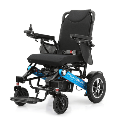 Wide - Seat Automatic Folding Electric Wheelchair | Freedom Elite AF - Etech Mobility UK