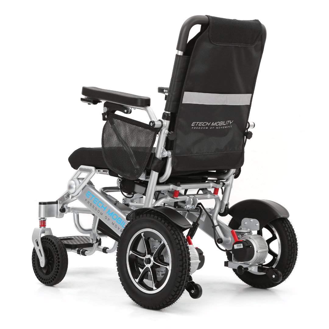 Wide - Seat Automatic Folding Electric Wheelchair | Freedom Elite AF - Etech Mobility UK