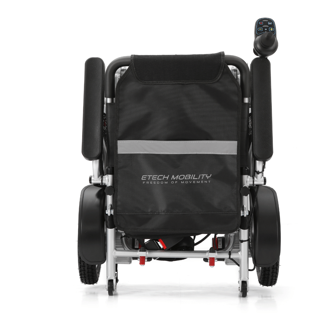 Wide - Seat Automatic Folding Electric Wheelchair | Freedom Elite AF - Etech Mobility UK