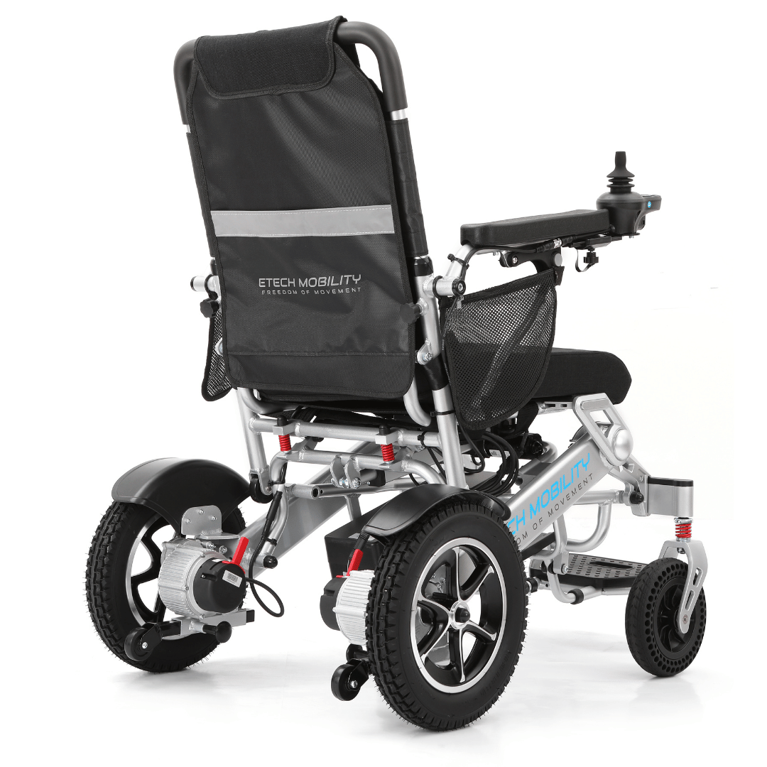 Wide - Seat Automatic Folding Electric Wheelchair | Freedom Elite AF - Etech Mobility UK