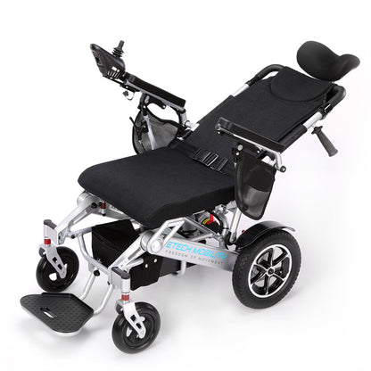 Reclining Lightweight Electric Folding Wheelchair | Freedom Pro MR - Etech Mobility