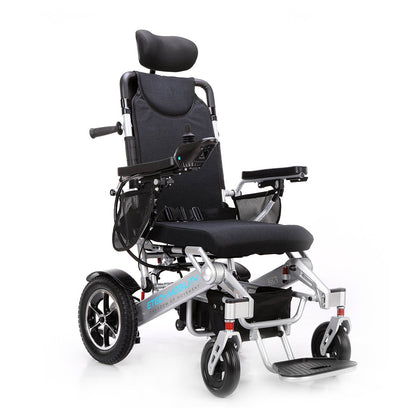 Reclining Lightweight Electric Folding Wheelchair | Freedom Pro MR - Etech Mobility