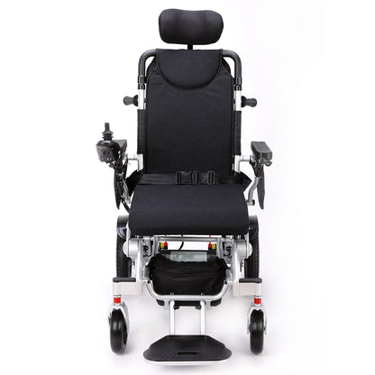 Remote Recliner Electric Wheelchair | Folding Powerchair | Freedom Pro AR - Etech Mobility