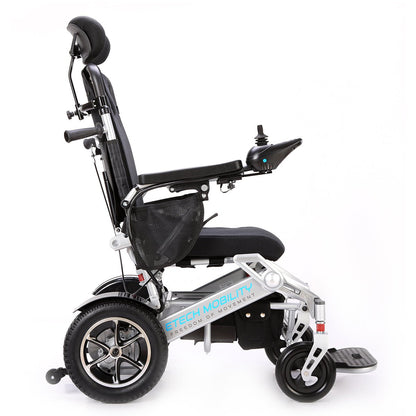 Remote Recliner Electric Wheelchair | Folding Powerchair | Freedom Pro AR - Etech Mobility