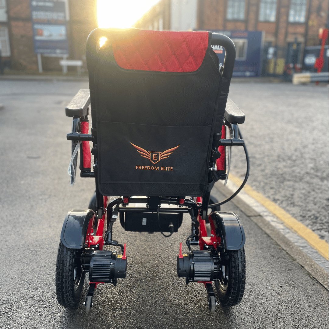 Stitched Leather Upholstery for Freedom Pro and Elite Electric Wheelch ...