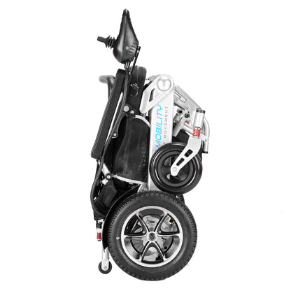 Wide-Seat Remote Foldable Electric Wheelchair | Freedom Elite AF - Etech Mobility